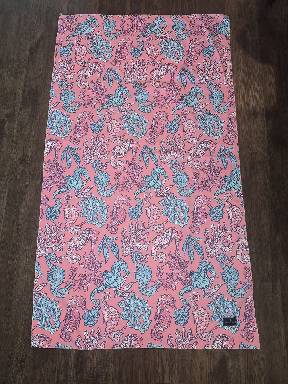 Simply Southern microfiber Beach Towel SEAHORSE